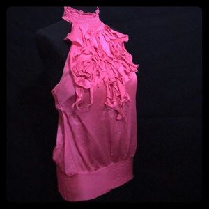 Pure Silk Pink shirt by bebe